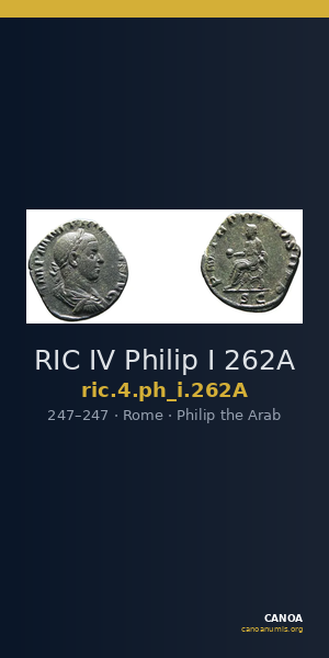 RIC IV Philip I 262A — CANOA