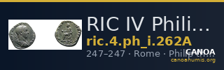 RIC IV Philip I 262A — CANOA