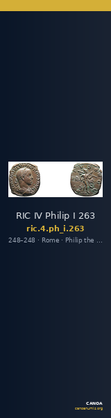 RIC IV Philip I 263 — CANOA