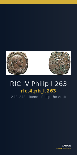 RIC IV Philip I 263 — CANOA