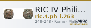 RIC IV Philip I 263 — CANOA