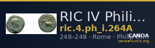 RIC IV Philip I 264A — CANOA