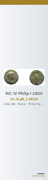 RIC IV Philip I 265A — CANOA