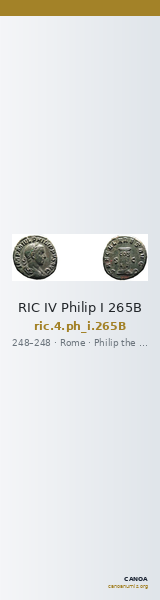 RIC IV Philip I 265B — CANOA