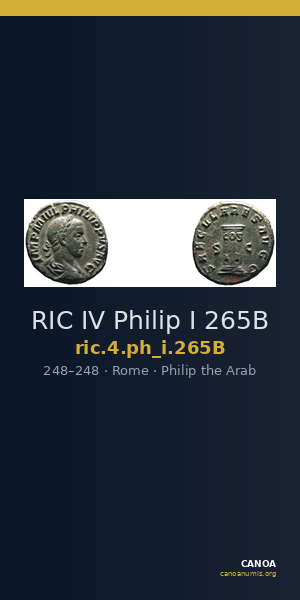 RIC IV Philip I 265B — CANOA