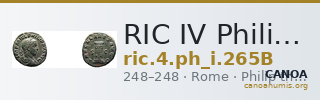 RIC IV Philip I 265B — CANOA
