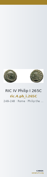 RIC IV Philip I 265C — CANOA