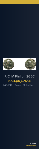 RIC IV Philip I 265C — CANOA