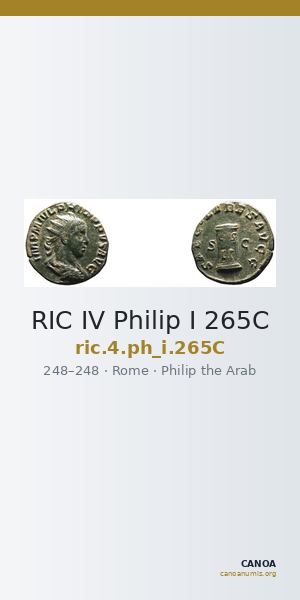 RIC IV Philip I 265C — CANOA