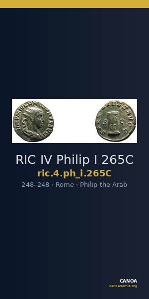 RIC IV Philip I 265C — CANOA