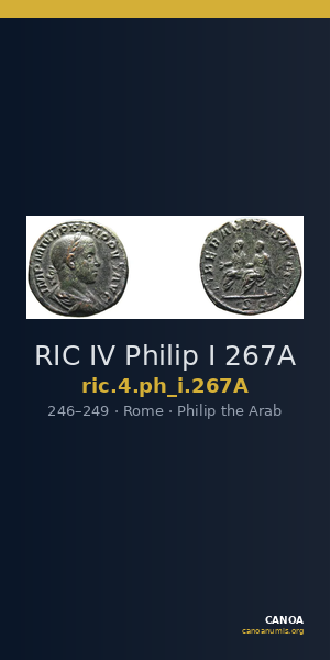 RIC IV Philip I 267A — CANOA