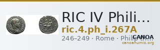 RIC IV Philip I 267A — CANOA
