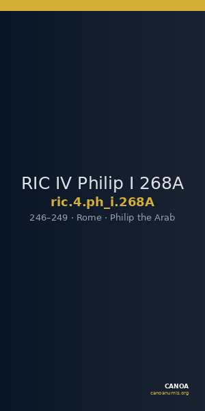 RIC IV Philip I 268A — CANOA
