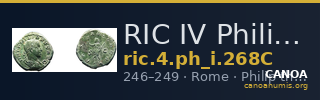 RIC IV Philip I 268C — CANOA
