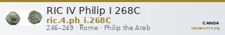 RIC IV Philip I 268C — CANOA