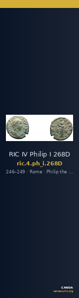 RIC IV Philip I 268D — CANOA