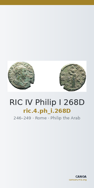 RIC IV Philip I 268D — CANOA