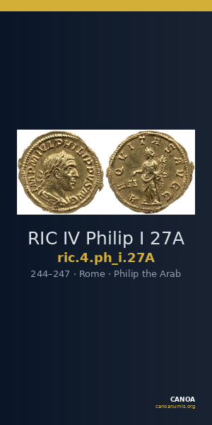 RIC IV Philip I 27A — CANOA