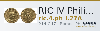 RIC IV Philip I 27A — CANOA