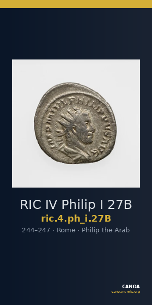 RIC IV Philip I 27B — CANOA