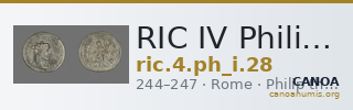 RIC IV Philip I 28 — CANOA