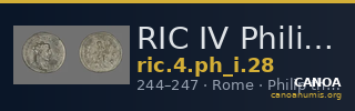 RIC IV Philip I 28 — CANOA