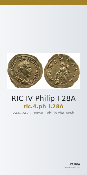 RIC IV Philip I 28A — CANOA