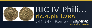 RIC IV Philip I 28A — CANOA
