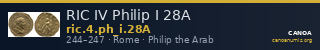 RIC IV Philip I 28A — CANOA
