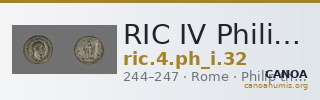 RIC IV Philip I 32 — CANOA