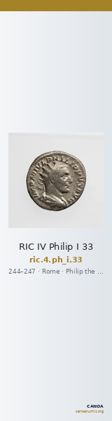 RIC IV Philip I 33 — CANOA