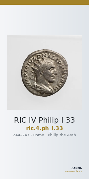 RIC IV Philip I 33 — CANOA