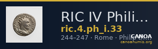 RIC IV Philip I 33 — CANOA