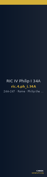 RIC IV Philip I 34A — CANOA