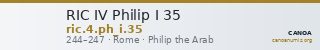 RIC IV Philip I 35 — CANOA