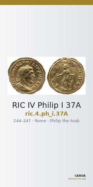 RIC IV Philip I 37A — CANOA
