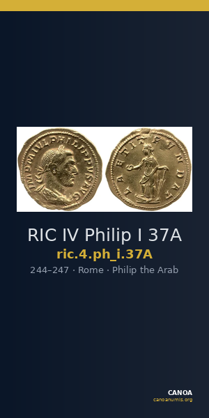 RIC IV Philip I 37A — CANOA