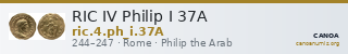 RIC IV Philip I 37A — CANOA