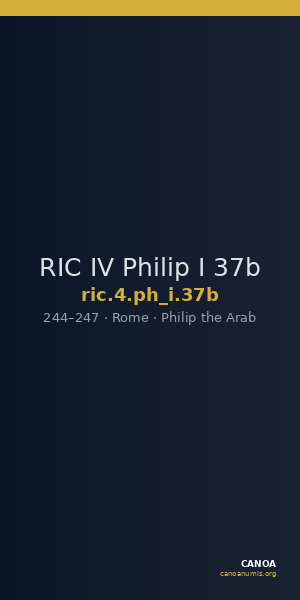 RIC IV Philip I 37b — CANOA