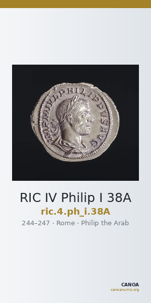 RIC IV Philip I 38A — CANOA