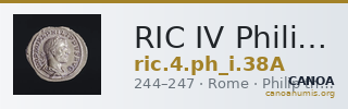 RIC IV Philip I 38A — CANOA
