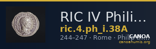 RIC IV Philip I 38A — CANOA