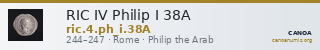 RIC IV Philip I 38A — CANOA