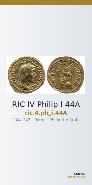 RIC IV Philip I 44A — CANOA