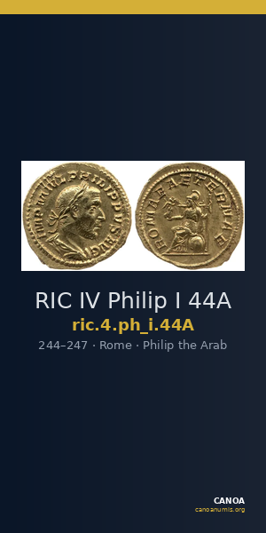 RIC IV Philip I 44A — CANOA