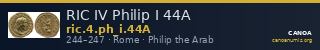 RIC IV Philip I 44A — CANOA
