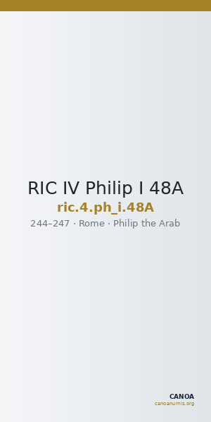 RIC IV Philip I 48A — CANOA