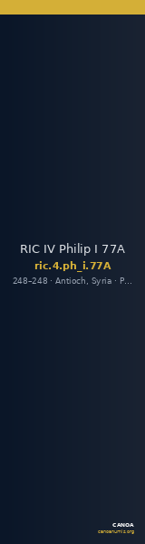 RIC IV Philip I 77A — CANOA