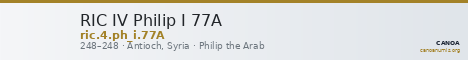 RIC IV Philip I 77A — CANOA