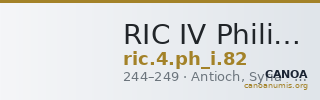 RIC IV Philip I 82 — CANOA